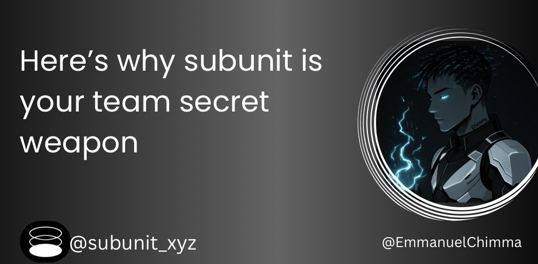 EmmanuelChimma's tweet image. Web3 teams: stop sending payments like it’s a scavenger hunt 

Lost wallets, failed transactions, gas fees that could buy lunch.

There’s a better way and it’s called @subunit_xyz 

Here’s why it might just be your team’s new secret weapon 🧵
#Subunit #SubsquadOGs #SubunitSubvaul