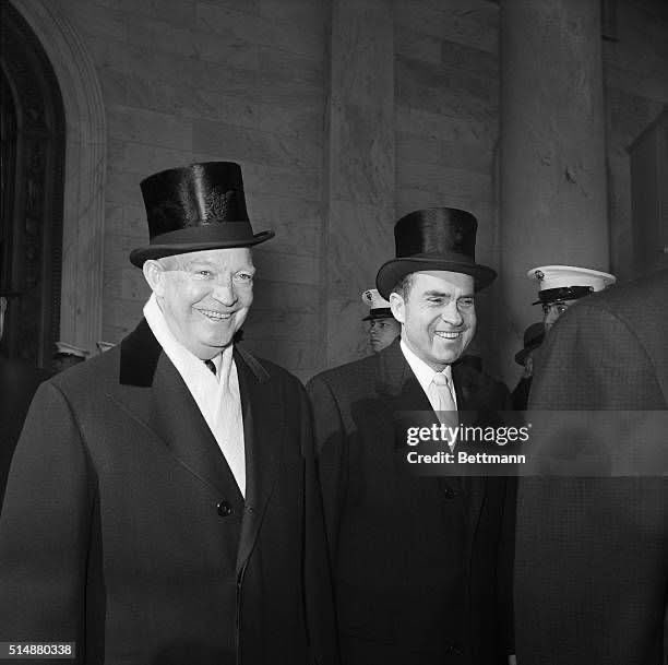 M.B. Zucker, Historical Author & Ike’s Biggest Fan (@michaelzucker1) on Twitter photo Ike and Nixon at JFK’s inauguration. Ike and Nixon at JFK’s inauguration.