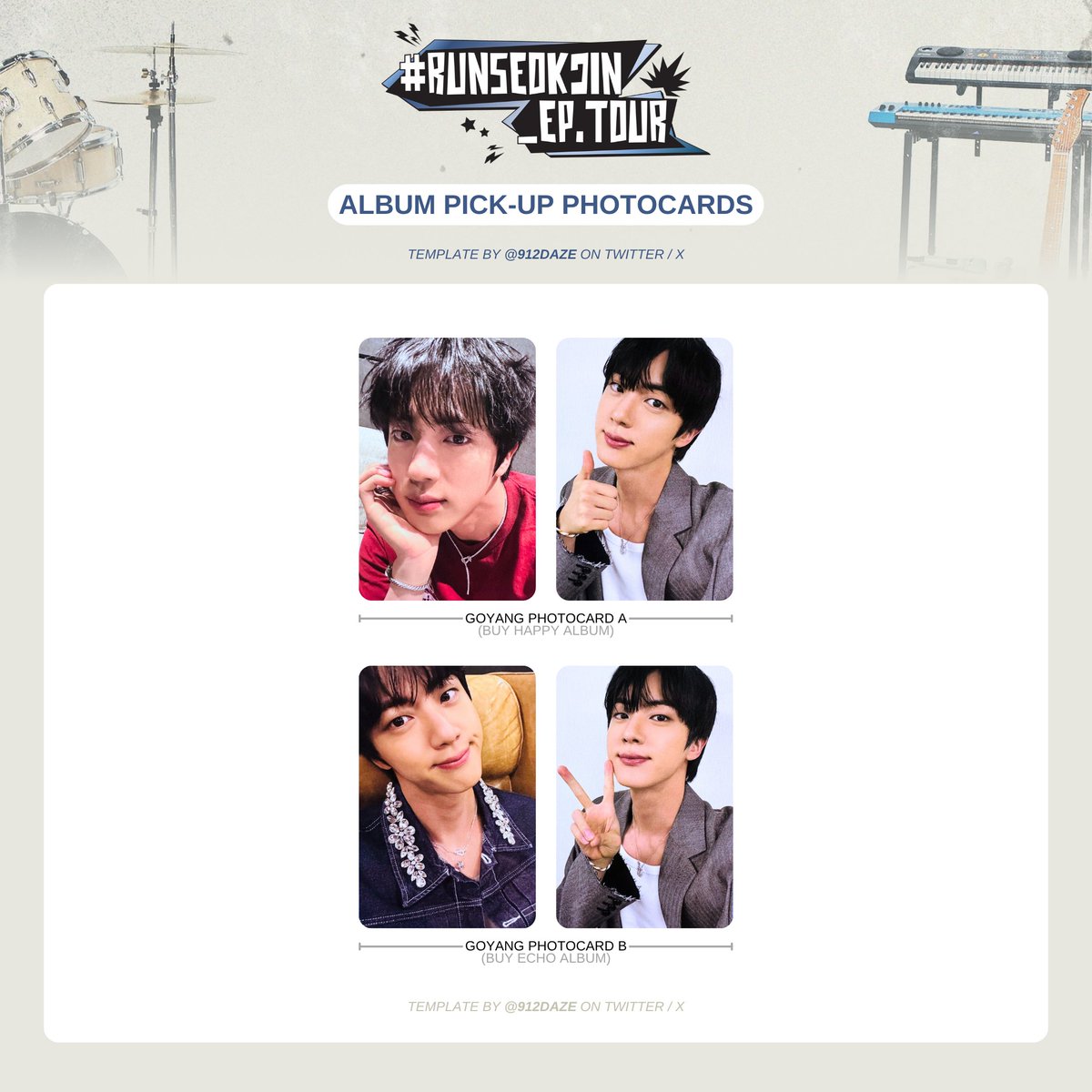 JIN - RUNSEOKJIN_EP.TOUR in GOYANG + LIVE PLAY Album Pick-Up