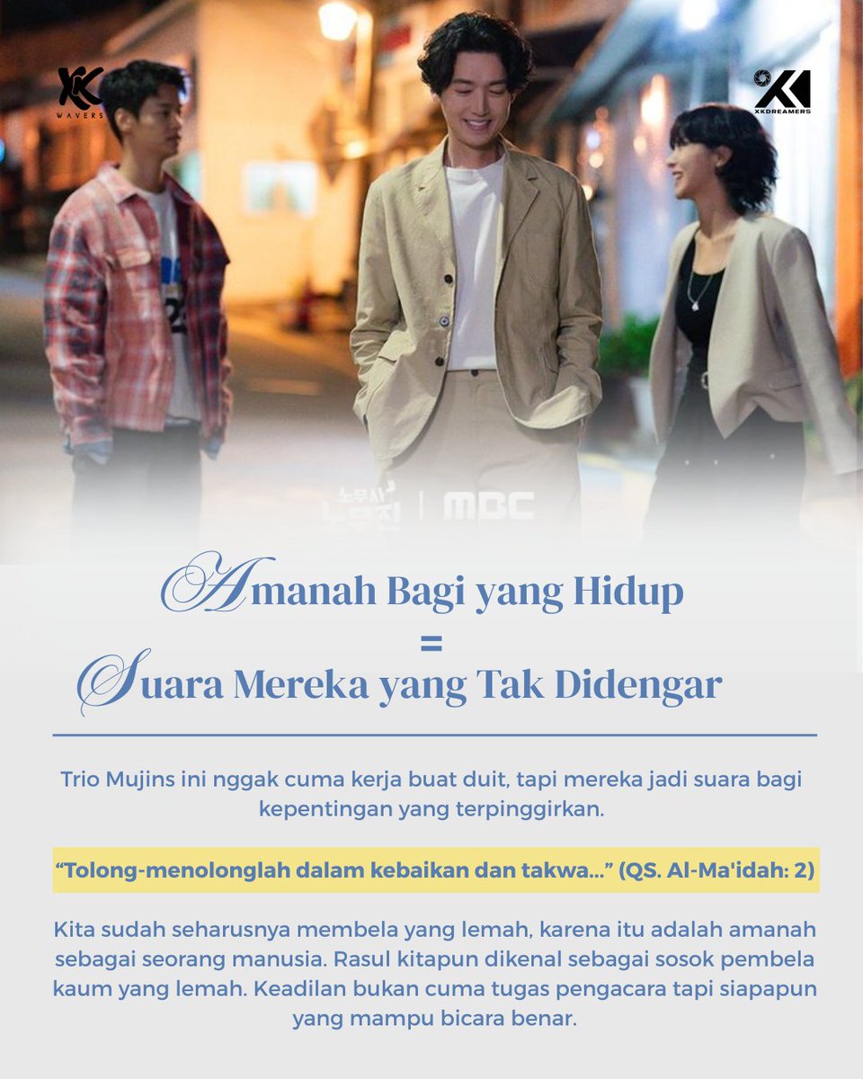 xkdreamers's tweet photo. Lagi lagi Na PD

drama yang bikin kita nanya ke diri kita sendiri soal amanah dan tanggungjawab yang mungkin belom kita selesaikan.

Ada yang nonton drama ini??

#Xkdreamers #xkwavers #dramakorea #koreandrama #fyp #kdramainsight #insight #ohmyghostclient #jungkyungho #seolinah https://t.co/ozuPidDOrx