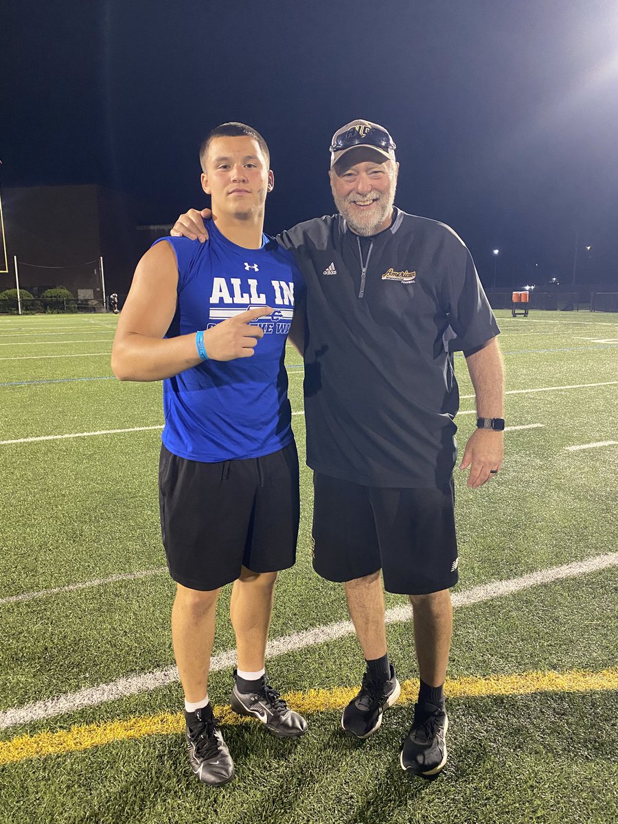Dylan Feltt (@dylanfeltt2) on Twitter photo Had a great night at AIC! Amazing camp! Thank you to <a href="/CoachMikeBlock/">Michael Blochowski</a> <a href="/CoachWollman52/">Coach Dan Wollman</a> & <a href="/CoachChipka/">Dan Chipka</a> for having me! <a href="/TrademarkPerf/">Trademark Performance™️</a> <a href="/CoachTShea/">Tim Shea</a> <a href="/PLVBlueDevilFB/">Blue Devil FB</a> Had a great night at AIC! Amazing camp! Thank you to <a href="/CoachMikeBlock/">Michael Blochowski</a> <a href="/CoachWollman52/">Coach Dan Wollman</a> & <a href="/CoachChipka/">Dan Chipka</a> for having me! <a href="/TrademarkPerf/">Trademark Performance™️</a> <a href="/CoachTShea/">Tim Shea</a> <a href="/PLVBlueDevilFB/">Blue Devil FB</a>