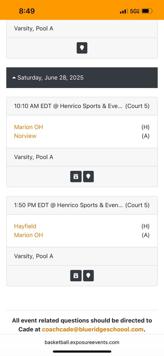 Marion Harding Boys Basketball (@prexyhoops) on Twitter photo Great first day <a href="/ECL_Showcase/">East Coast Live</a>! A few changes to tomorrowās schedule! #JustKeepKnockin Great first day <a href="/ECL_Showcase/">East Coast Live</a>! A few changes to tomorrowās schedule! #JustKeepKnockin