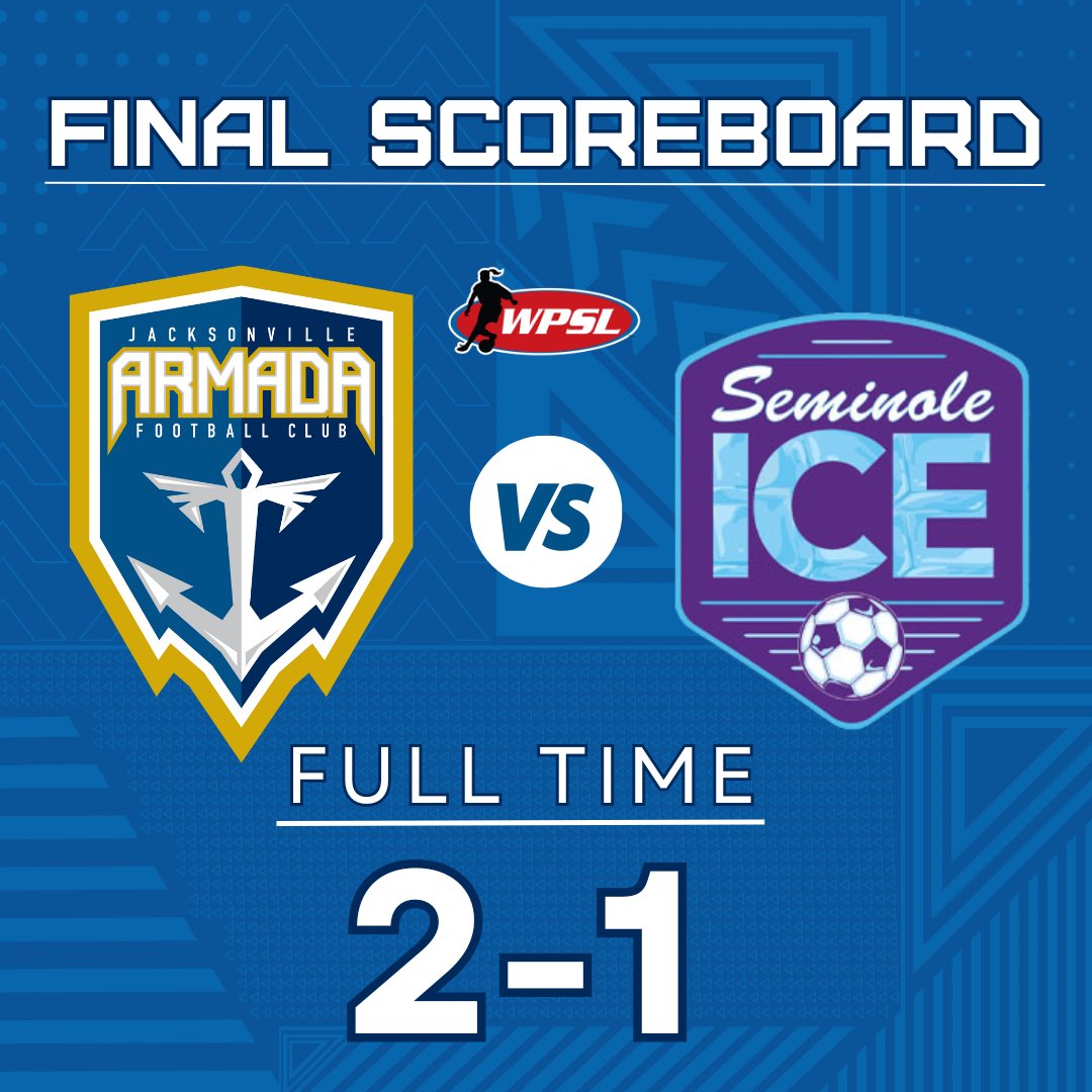 Jacksonville Armada FC (@jaxarmadafc) on Twitter photo The Girls In Blue win their final match of the 2025 <a href="/WPSL/">Women’s Premier Soccer League</a> season!
<a href="/WPSL/">Women’s Premier Soccer League</a> | <a href="/ArmadaFCU23W/">Armada FC U-23 Women</a> The Girls In Blue win their final match of the 2025 <a href="/WPSL/">Women’s Premier Soccer League</a> season!
<a href="/WPSL/">Women’s Premier Soccer League</a> | <a href="/ArmadaFCU23W/">Armada FC U-23 Women</a>