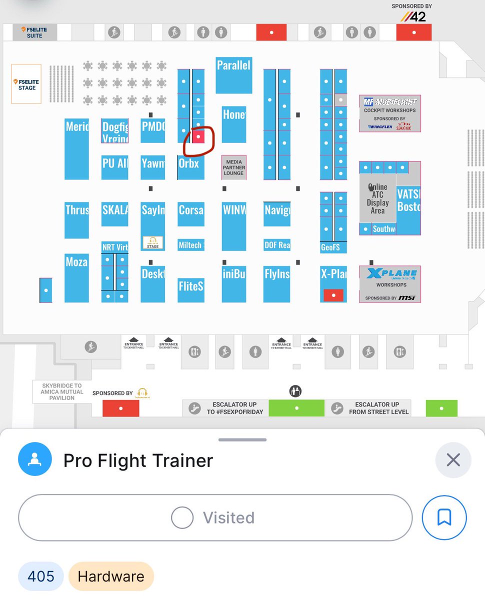 #FSExpo by <a href="/flightsimexpo/">Flight Simulation Association</a> is our favorite event of the year! We’ve already run into <a href="/Cpt_Oatmeal/">Cpt. Shaquille Oatmeal</a>, <a href="/PilotWayneNY/">Wayne Smith</a> and @Sky_CMD! 

We can’t wait to see more of you on the showfloor tomorrow and at Pro Flight Trainer’s booth (#405) tomorrow!