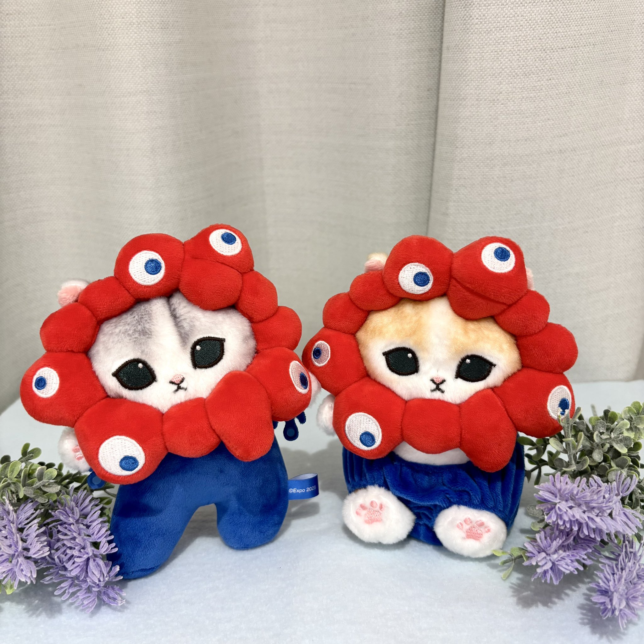 mofusand EXPO2025 ぬいぐるみマスコット おすわり 立ち セット