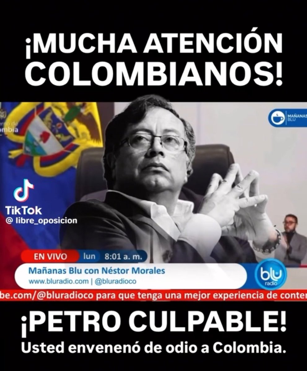 Levanten la mano 🙋 los que consideran que Petro envenenó el país de odio