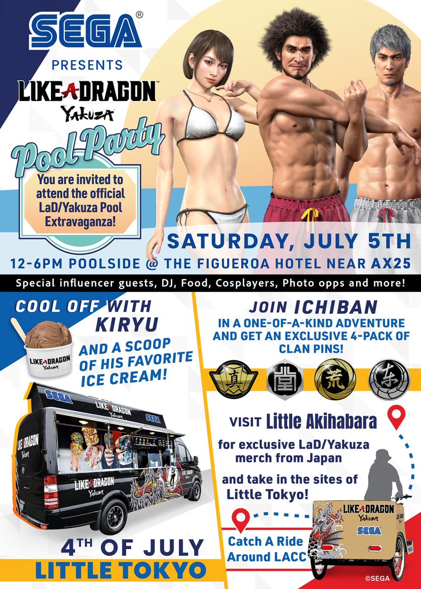 Here's all the Like a Dragon & Yakuza experiences we planned for