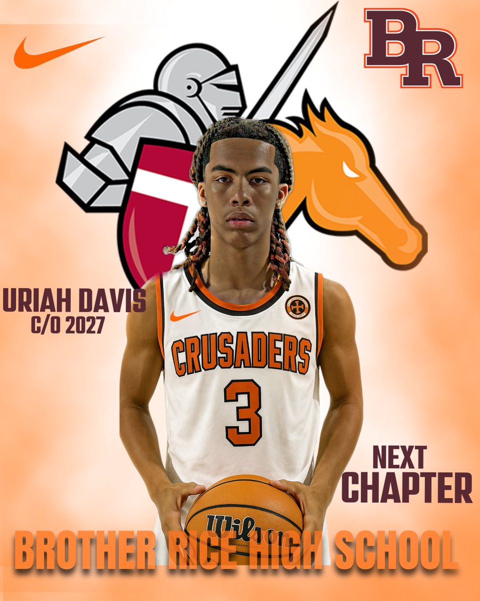 💫 Breaking News 💫

6ft PG Uriah Davis (2027) transfers from Homewood Flossmoor ~&gt; Brother Rice 

I can personally attest this is a humongous 
pick up for Coach Rick Romeli as nephew is the truth on and off the court. 

An AP High Honor student, 5.0 GPA with handles.

Whew…