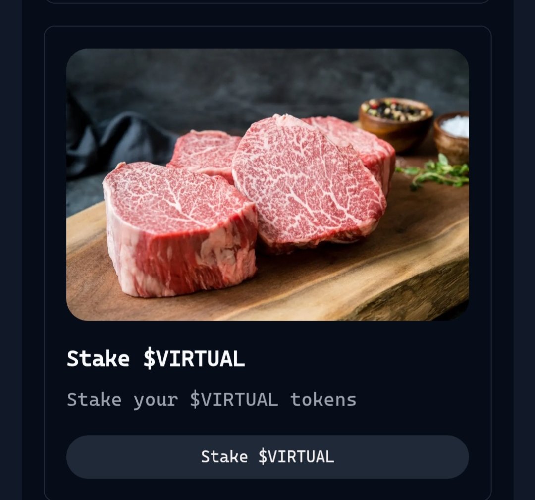 dhanjoyr8p's tweet image. How to earn $VIRGEN points on Virtuals:

Yap to gain points

Join Genesis Launches

Stake your $VIRTUAL tokens

Purchase Virtual Agents

Stake approved Agent tokens

Stake $VADER tokens via @virtuals_io
