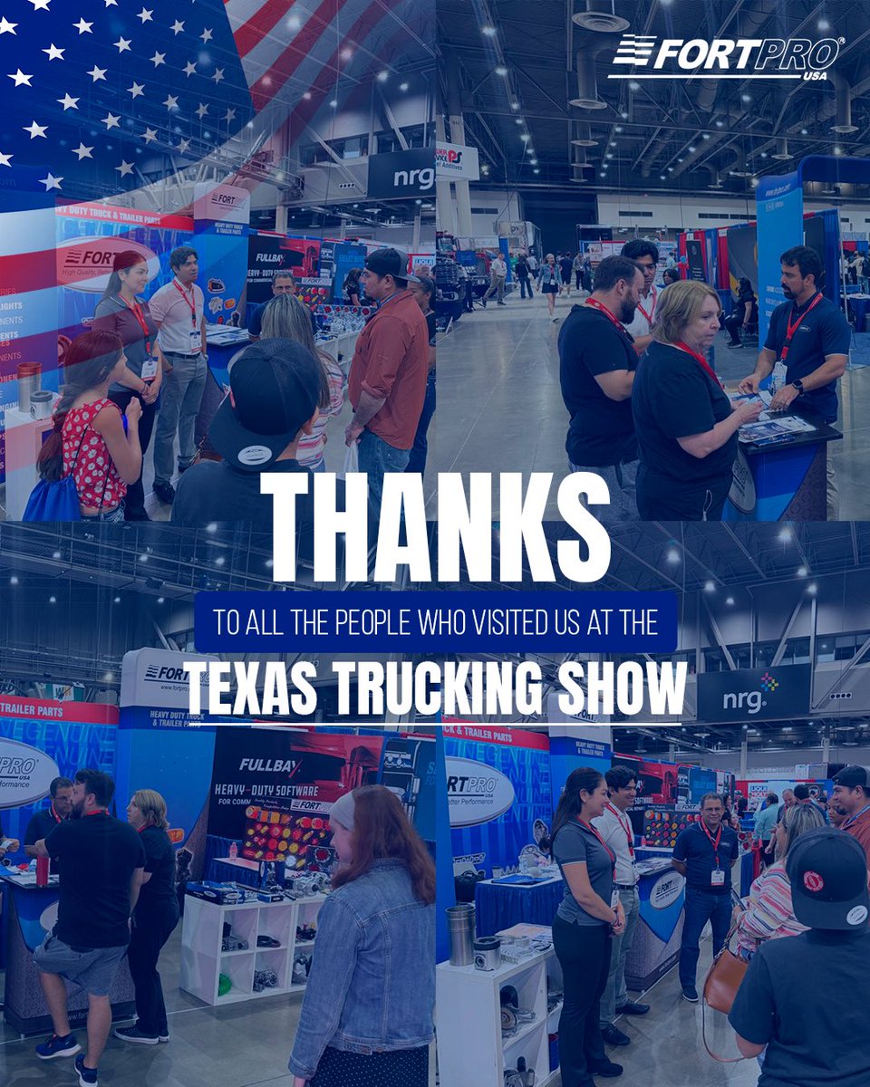 Fortpro's tweet image. Thank you for joining us at the Texas Trucking Show! 🚛
At FortPro, we’re truly grateful to all the customers, partners, and visitors who stopped by our booth.