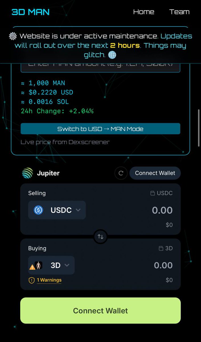 cryptolover815's tweet photo. @yourcryptodj #3D $MAN  Swap feature live on https://t.co/UpfRQ9crkJ to buy $MAN tokens! Launch pad with buy button coming soon. Join us: https://t.co/qysNnoDu9R | https://t.co/FoxWZEM51I
 | https://t.co/uRezB7qJfL | EQXXWLEoSa3ZKNuFp2TACKH9JVwv259keAJY9aXEqhQU https://t.co/uopIt1BXTu