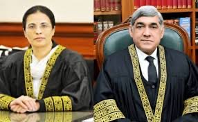 ہر طرح کے دباؤ بلیک میلنگ رشوت لالچ سے آزاد شکریہ جسٹس عائشہ ملک اور جسٹس عقیل عباسی