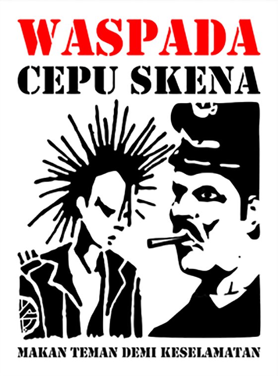 punk kok toleran sama cepu, memalukan.