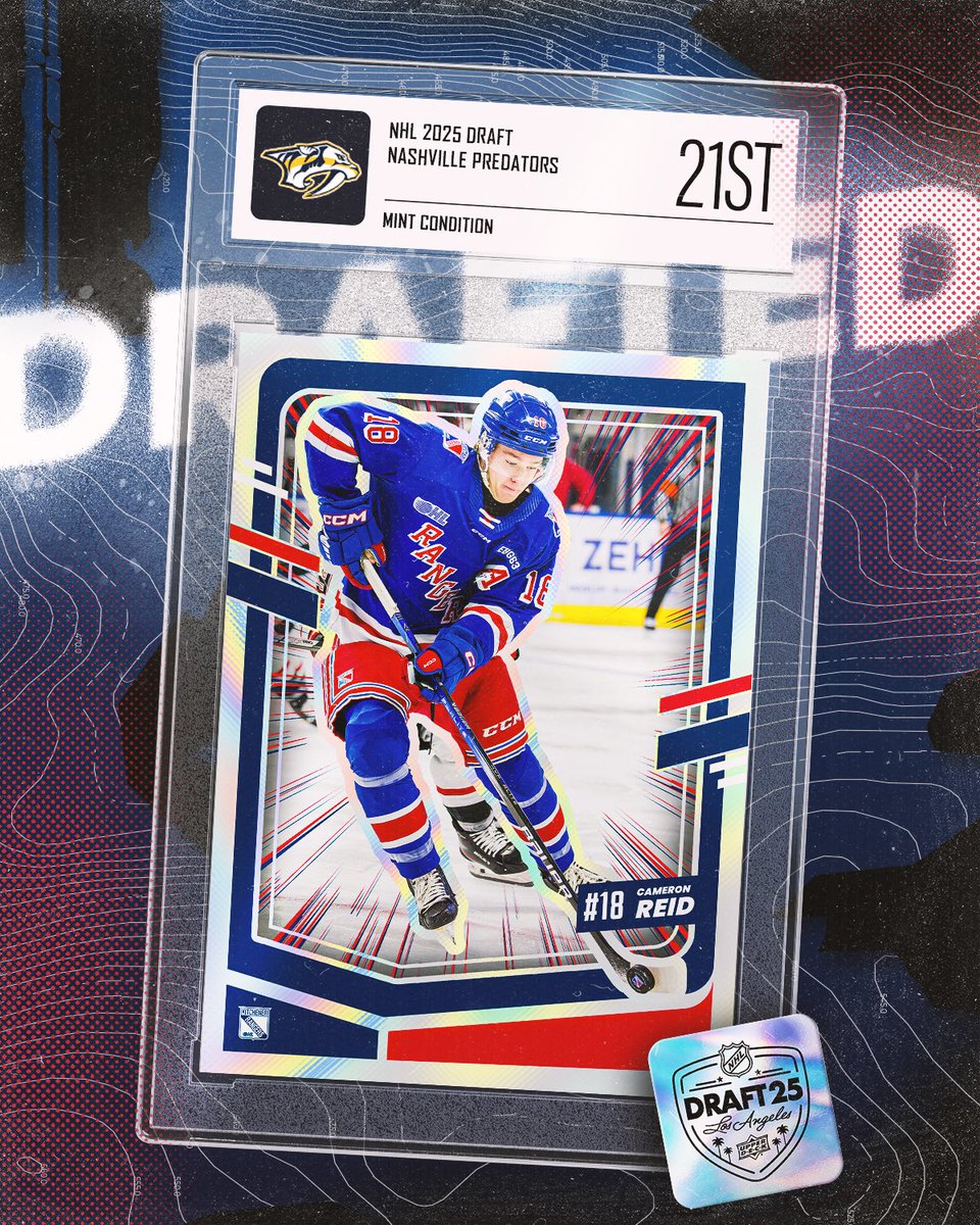 REIDER IS HEADED TO SMASHVILLE 🤠

#RTown | #NHLDraft