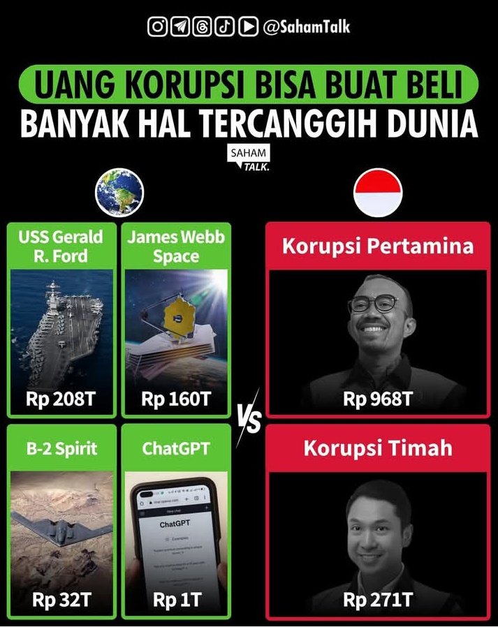 Mau heran, tapi inilah pencapaian koruptor kita 😁👍

Ada lawan gk tuh?