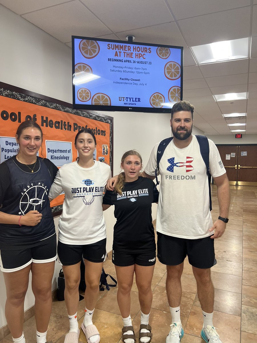 Natalie Epstein (@epnatalie23) on Twitter photo Learned a ton and had a great time at the <a href="/UTTylerWBB/">UT Tyler Women's Basketball</a> Elite Camp today! Thankful to be invited and really enjoyed the competition, drills, and campus tour. Thanks <a href="/mateusap17/">Mateus Pedroso</a> , Coach A and all the coaches for a really well-run camp. Great to compete with my <a href="/JPElite_Girls/">Just Play Elite</a> Learned a ton and had a great time at the <a href="/UTTylerWBB/">UT Tyler Women's Basketball</a> Elite Camp today! Thankful to be invited and really enjoyed the competition, drills, and campus tour. Thanks <a href="/mateusap17/">Mateus Pedroso</a> , Coach A and all the coaches for a really well-run camp. Great to compete with my <a href="/JPElite_Girls/">Just Play Elite</a>