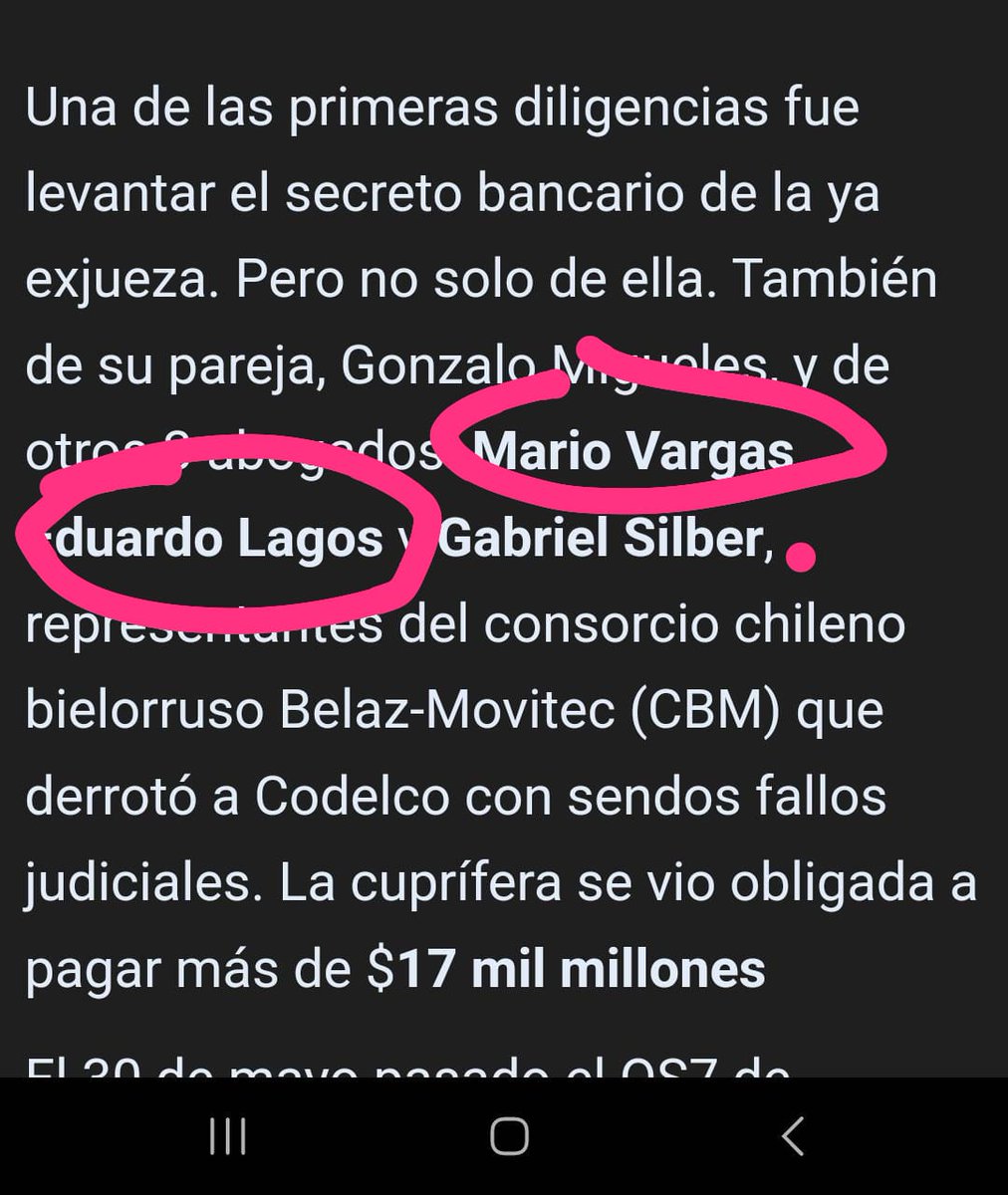 Bombazo 💣 abogados querellantes contra Jadue : Mario Vargas y Eduardo Lagos (socios de Hermosilla) se les acaba de levantar el secreto bancario. Están siendo investigados por pagos a jueces de la corte suprema. El mismo entorno que urdía las tramas de Hermosilla es el que está