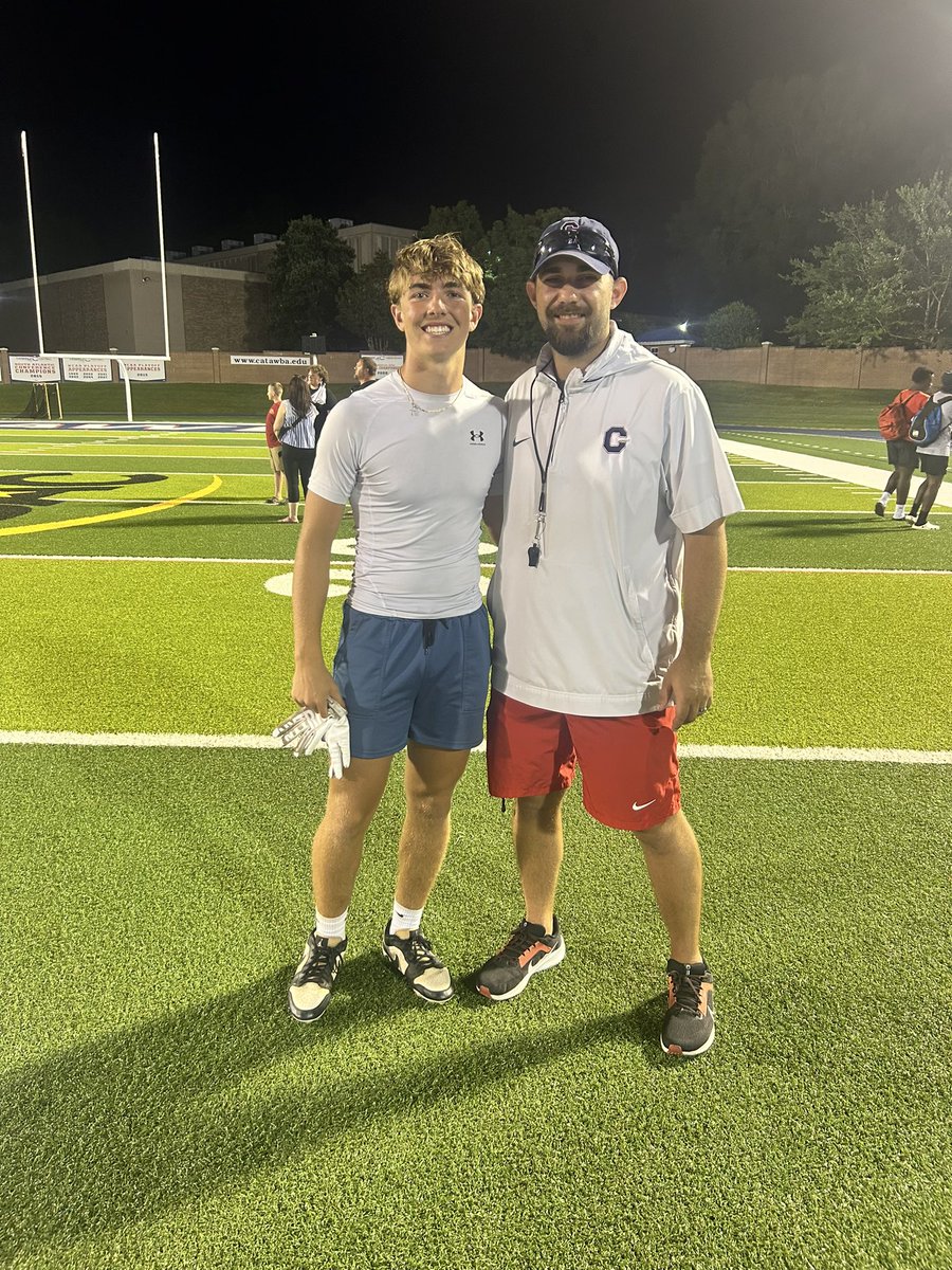 Kayden Henrickson (@kaydenh_5) on Twitter photo Had a great day today at <a href="/CatawbaFootball/">Catawba Football</a> camp!! Thank you <a href="/tyhaines16/">Tyler Haines</a> and <a href="/CoachBThomson/">Braden Thomson</a> for having me!! <a href="/BandysFB/">Bandys Football</a> <a href="/CountryTrojan/">โ๏ธTrojan Country Athletic Boostersโ๏ธ</a> Had a great day today at <a href="/CatawbaFootball/">Catawba Football</a> camp!! Thank you <a href="/tyhaines16/">Tyler Haines</a> and <a href="/CoachBThomson/">Braden Thomson</a> for having me!! <a href="/BandysFB/">Bandys Football</a> <a href="/CountryTrojan/">โ๏ธTrojan Country Athletic Boostersโ๏ธ</a>