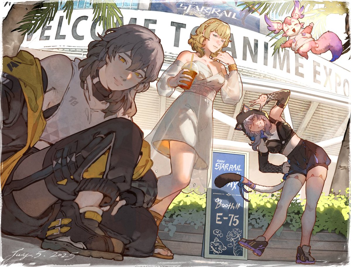 Go catch #HonkaiStarRail at Anime Expo this year! Booth E-75 ✨ [Commission]

#StarRailAX2025