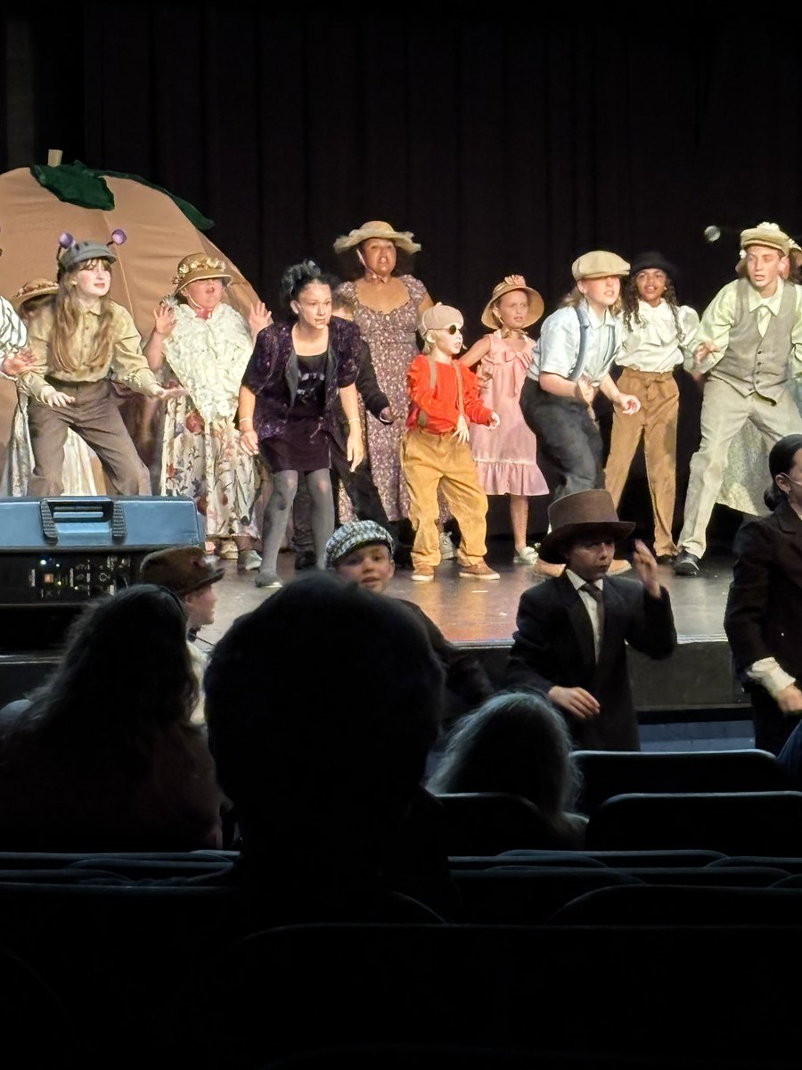 Proud Dad moment, this girl made her musical debut in James and the Giant Peach Jr. proud of her for putting in the work over the past few months &amp; having the courage to tryout.