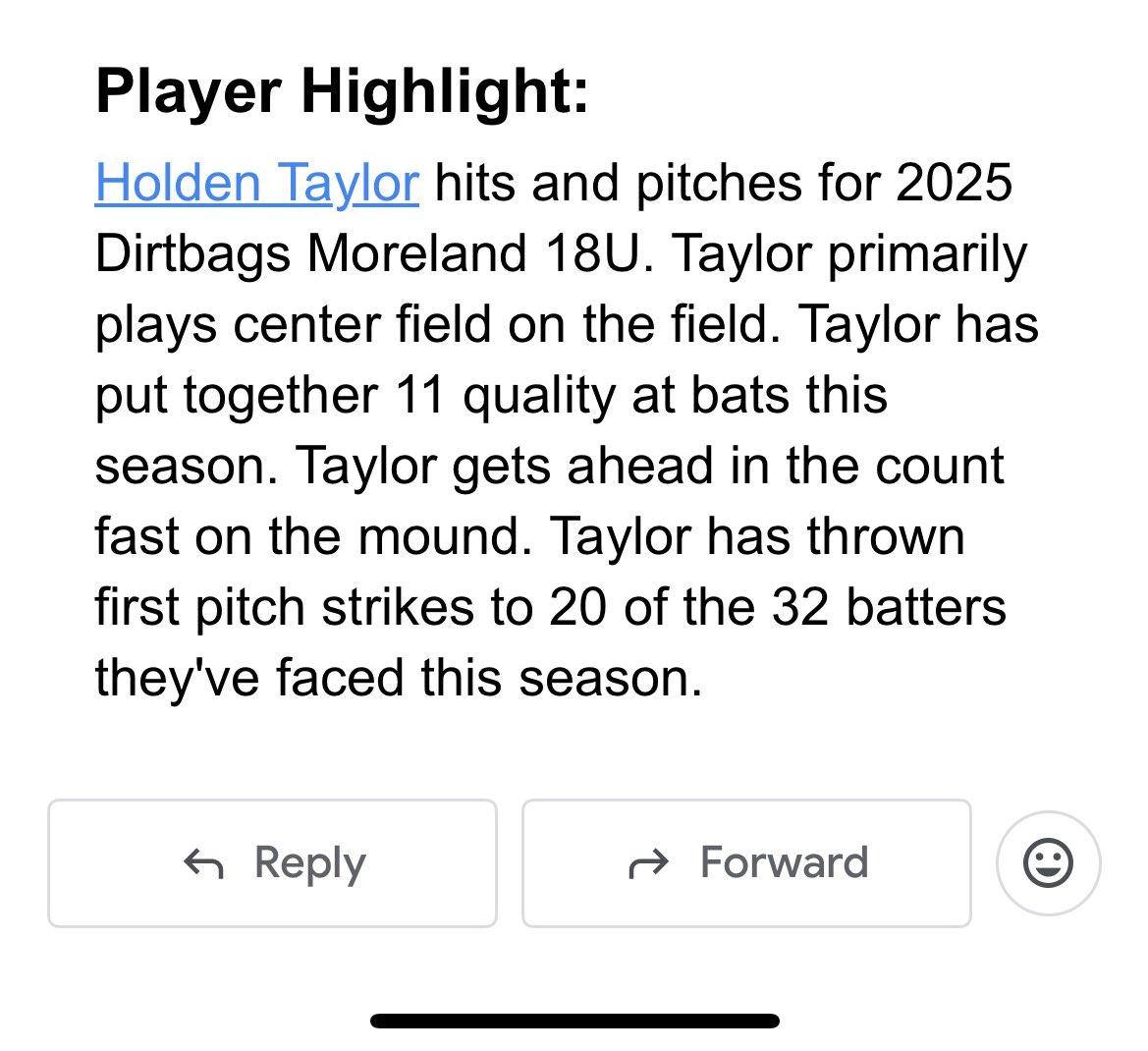 Holden Taylor 
Azle, Tx 
No commits