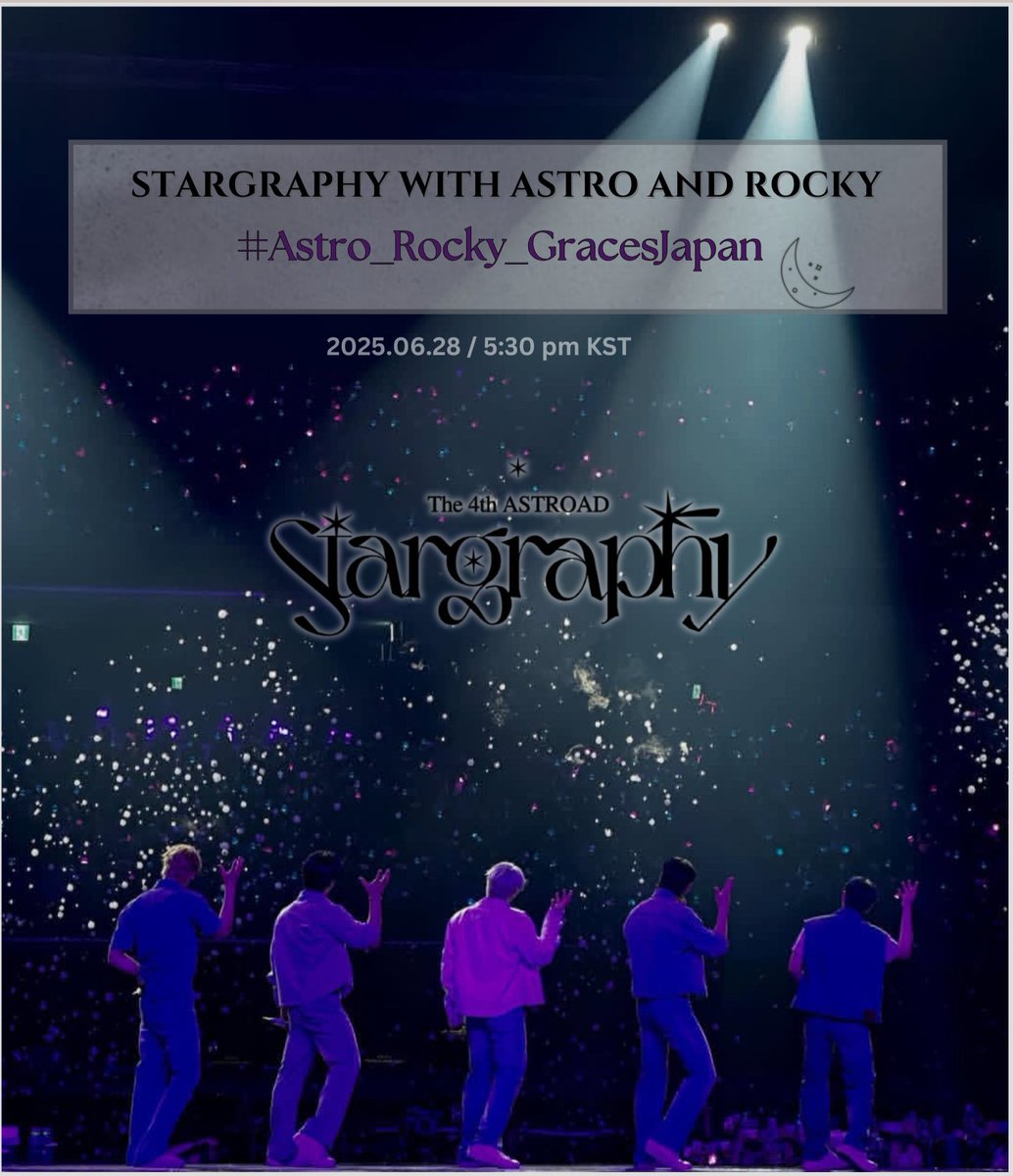 CHA EUNWOO 차은우 TRENDS (@chaeunwootrends) on Twitter photo 📢HASHTAG PARTY❗️❗️
Life is good with Astro 💜
Let's show our support and cheer for our beloved stars today on Stargraphy.
STARGRAPHY WITH ASTRO AND ROCKY
#Astro_Rocky_GracesJapan
Tag <a href="/offclASTRO/">ASTRO 아스트로</a> <a href="/CHAEUNWOO_offcl/">CHA EUN-WOO OFFICIAL</a> 📢HASHTAG PARTY❗️❗️
Life is good with Astro 💜
Let's show our support and cheer for our beloved stars today on Stargraphy.
STARGRAPHY WITH ASTRO AND ROCKY
#Astro_Rocky_GracesJapan
Tag <a href="/offclASTRO/">ASTRO 아스트로</a> <a href="/CHAEUNWOO_offcl/">CHA EUN-WOO OFFICIAL</a>