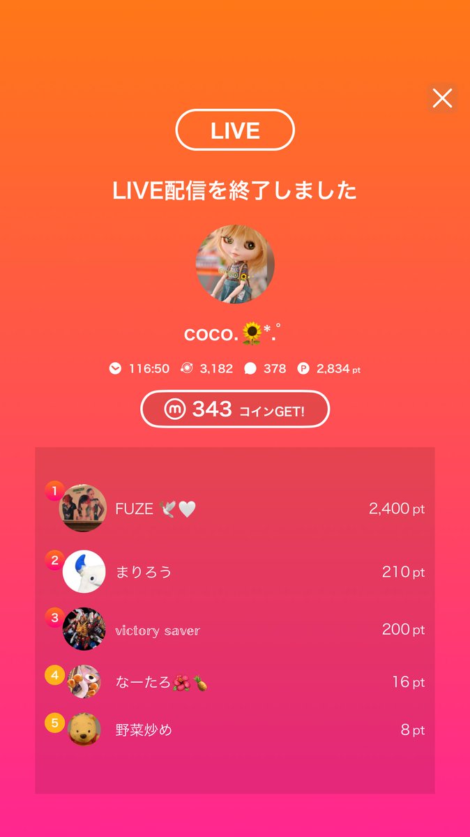 coco_mixch's tweet photo. 久しぶりのミクチャ配信
来てくれてありがとう😊♡

https://t.co/hGQ9TTEQZq https://t.co/sl4nNC14f1