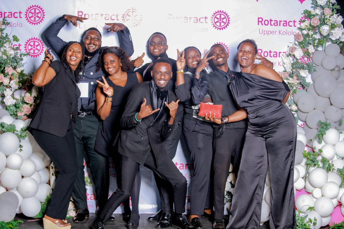 Being named a rising star comes with responsibility. On 13th June, I was honoured to install PE Godfrey as President of the Rotaract Club of Upper Kololo, a young club already making bold strides.
I encouraged them to keep the momentum going. Let growth happen in all seven areas