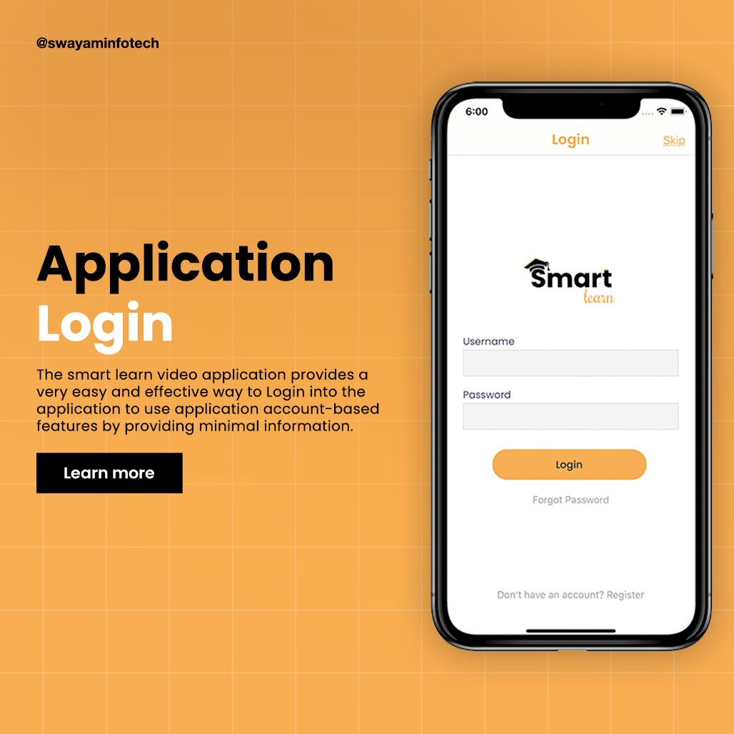 swayaminfotech's tweet image. Explore the power of online learning with our e-learning app💻. Introducing the Smart Learn Video Application🎥, an innovative e-learning platform 🌐
.
🌐Visit: swayaminfotech.com/smart-learn-vi… 
.
#elearningappdevelopment #elearningvideoapp #smartlearnapp #smartphone #swayaminfotech
