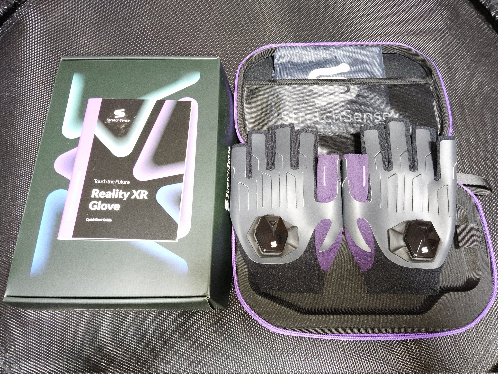 StretchSense Reality XR Gameグローブ SizeM StretchSense、SteamVR対応コントローラとして動作する