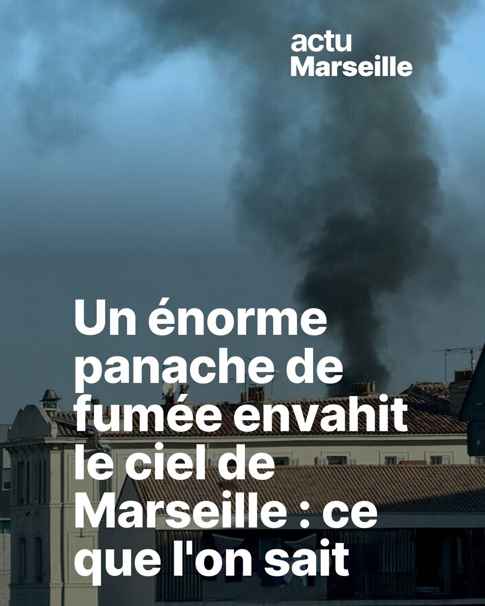 🔴🔥 Incendie en cours à #Marseille ➡️ l.actu.fr/uOlZ
