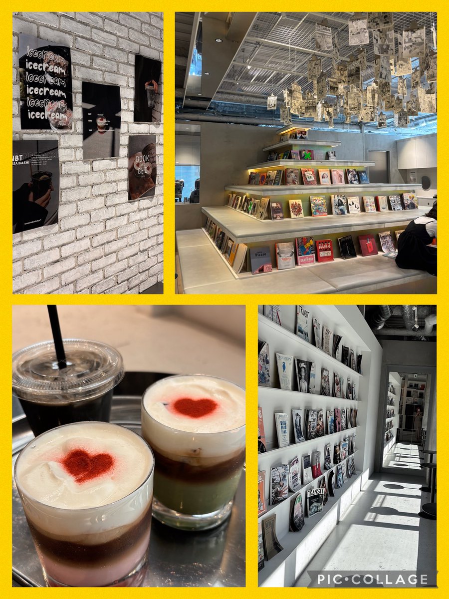 泊まれる本屋さん
BOOK AND BED TOKYO SHINSAIBASI📚☕️
本読みながらゆっくり過ごせて空いてるし楽しい〜☺️♬✨
GFA（8783）の優待も使える😆💖