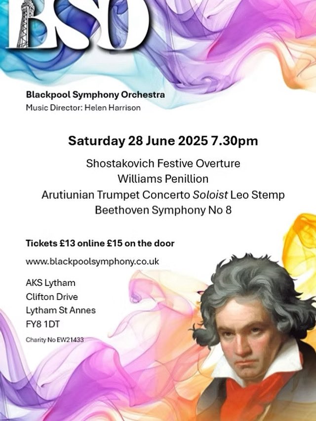 It’s today! Tickets on the door £15