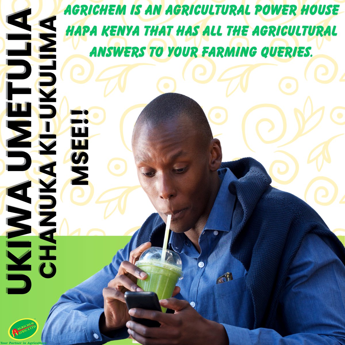 AgrichemAfrica's tweet image. 😎 Ukiwa umetulia hivi... CHANUKA KI UKULIMA MSEE!
Agrichem Africa ndio plug ya herbicides, fungicides, insecticides, na fertilizers 💥
From mashinani to export agribiz, tuko na wewe!

#ChanukaKiUkulima #AgroSolutions #KenyanFarmers #AgrichemAfrica 💚