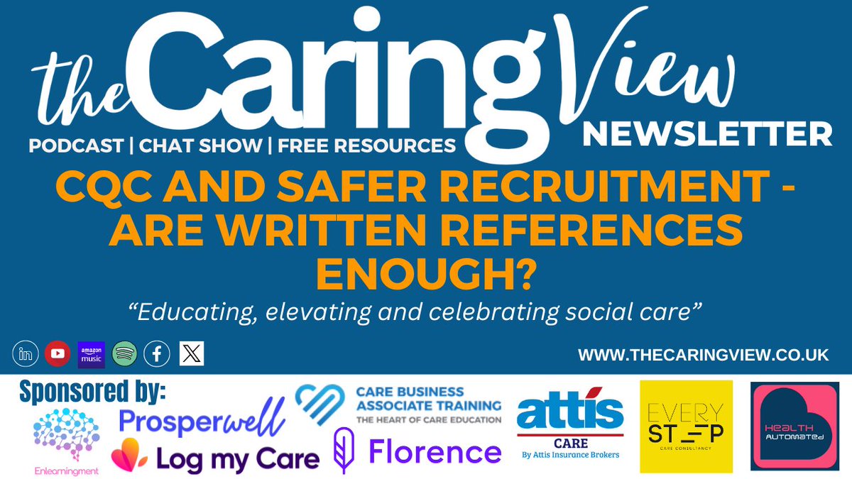 We’ve recently seen a number of posts in the manager forums about references that have not been verified verbally and how this has impacted on their CQC rating, one provider who has openly spoken about appealing the outcome

We thought we would explore this topic