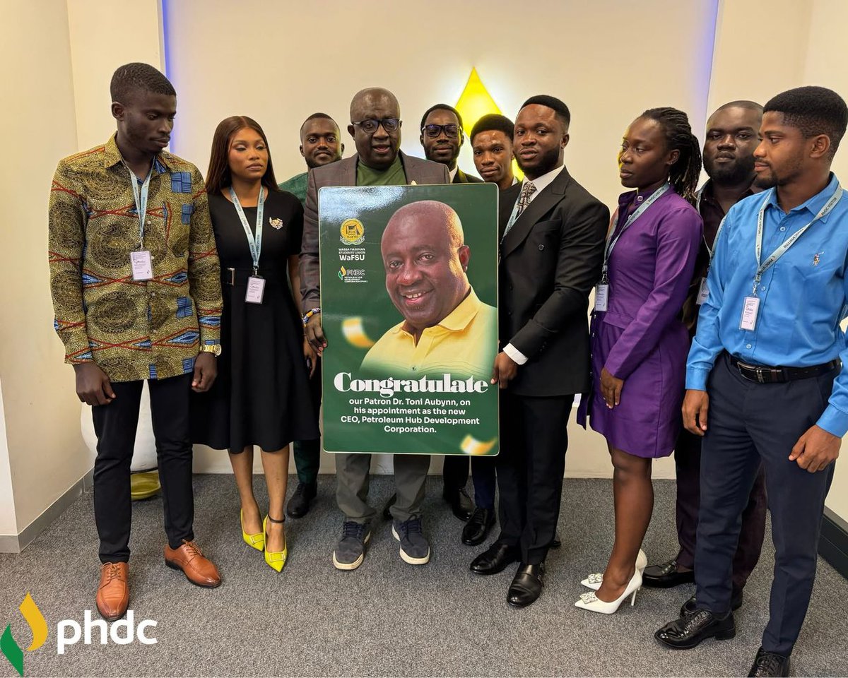 WaFSU_Official_'s tweet photo. Wassa Fiaseman Students Union Pays Courtesy call on PHDC CEO 
#WaFSU #phdc https://t.co/lj3645vYSq