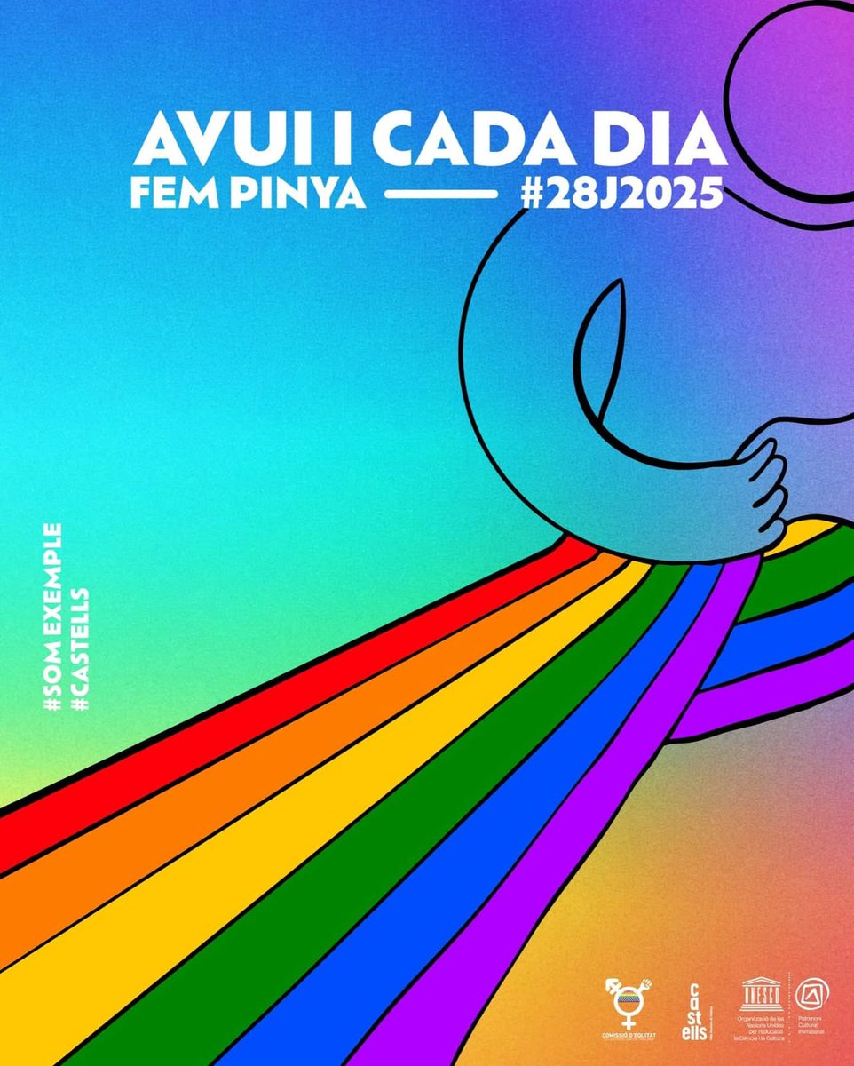CastellersDelFoix (@castdelfoix) on Twitter photo 🌈 Com cantava l'<a href="/ElectricaDharma/">Elèctrica Dharma</a>, "contra la intolerància, estima qui vulguis!".
🥰28J Dia Internacional de l’Orgull LGTBI+
🙌En els castells i a la vida, sempre a favor de la diversitat, el respecte i l'amor amb mil colors!
#28J #DiaInternacionalDelOrgulloLGTBI #Castells 🌈 Com cantava l'<a href="/ElectricaDharma/">Elèctrica Dharma</a>, "contra la intolerància, estima qui vulguis!".
🥰28J Dia Internacional de l’Orgull LGTBI+
🙌En els castells i a la vida, sempre a favor de la diversitat, el respecte i l'amor amb mil colors!
#28J #DiaInternacionalDelOrgulloLGTBI #Castells