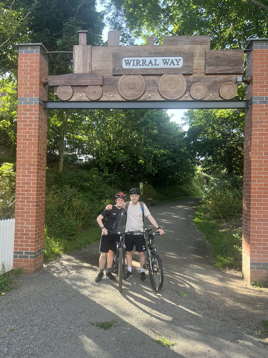 huddlestone_sam's tweet photo. Enroute from West Kirby in Wirral to the Racecourse in Wrexham @RMcElhenney @VancityReynolds @Wrexham_AFC with my son Noah not raise funds for his trip to Kenya next year. Any donations greatly received https://t.co/GLqTWmgCYg Thank you https://t.co/zQUbQwgdjW