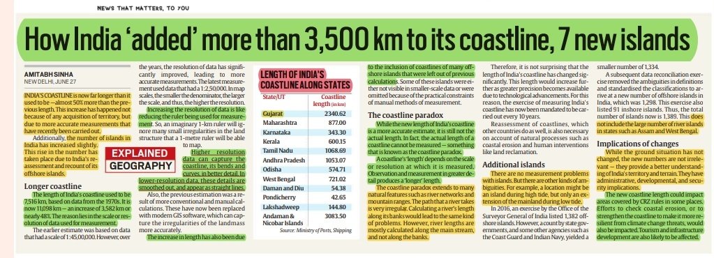 _upsc_focus's tweet photo. #Coastline #7Islands #CostlineParadox #PT #UPSC https://t.co/p8OGJKZB1q