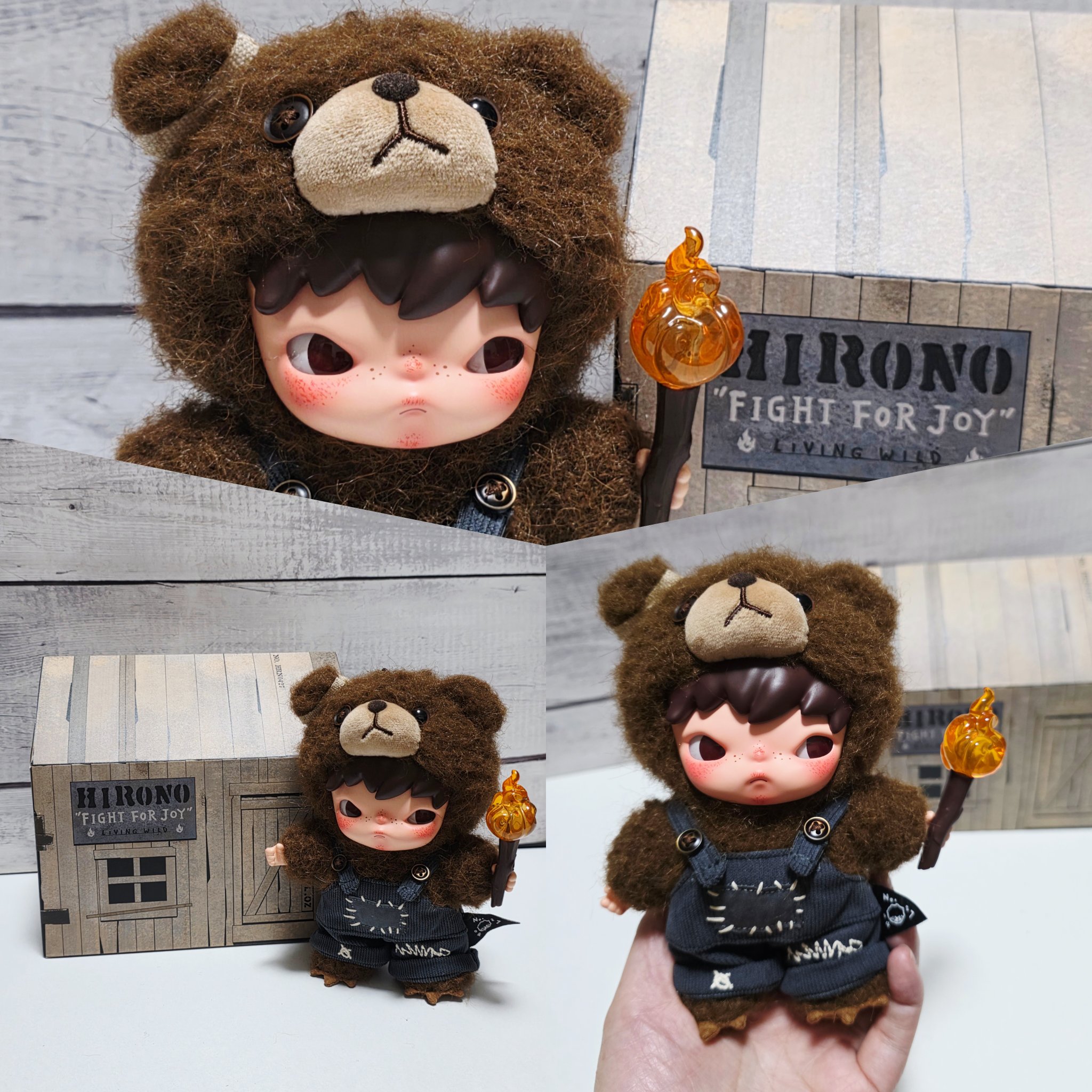 【2点】Hirono Living Wild Fight for Joy Hirono Living Wild-Fight for Joy Plush Doll - POP MART