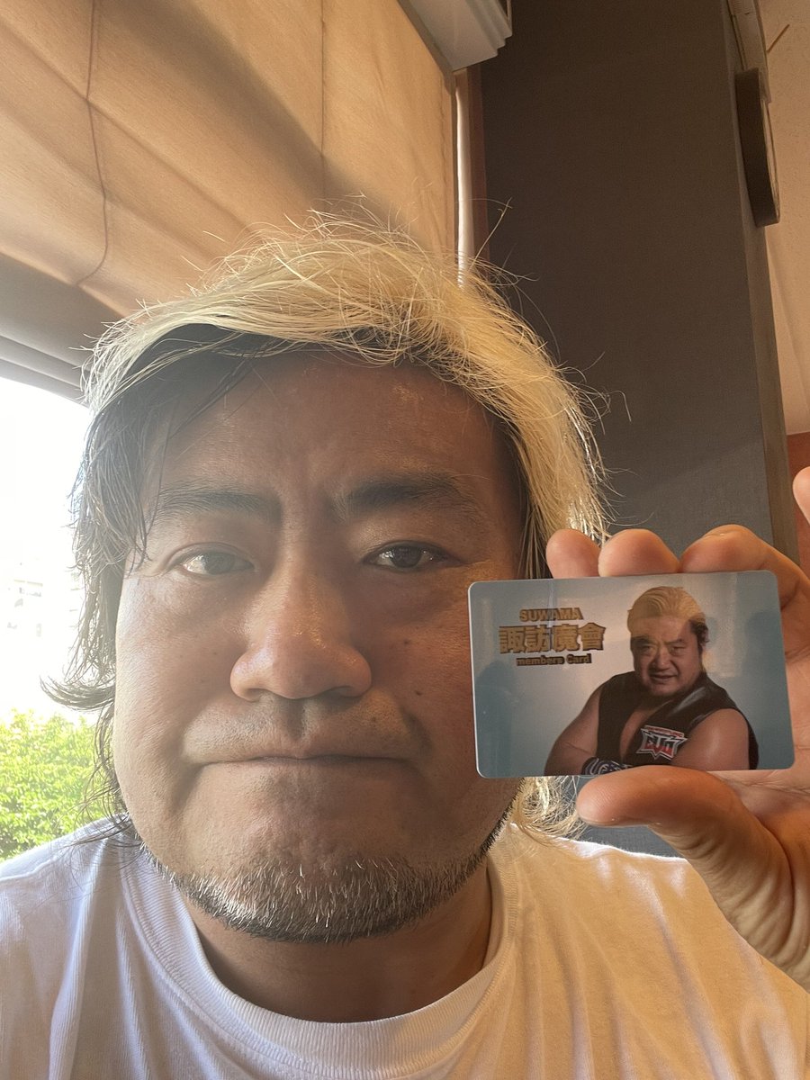 諏訪魔會カードだよ！
是非1枚‼️