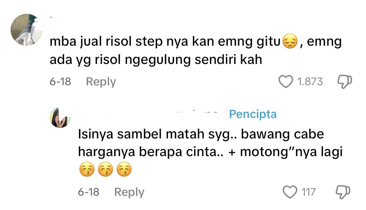 yap! in this economy stop normalize jualan influencer overprice, risol 2 biji 27k bjirr