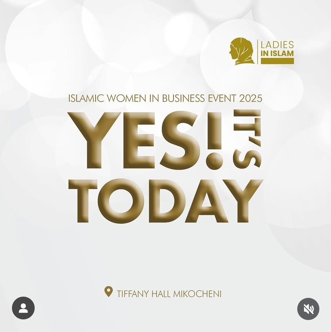 ALHAMDULILLAH – LEO NDIO SIKU! BISMILLAH..

Msikose tukio hili adhimu kwa wanawake wa Kiislam – fursa ya kipekee ya kujifunza, kuungana na kuinua biashara zetu kama wanawake wa imani.

📍 Mahali: Tiffany Hall, Mikocheni kwa Nyerere

#IslamicWomenInBusinessAwards