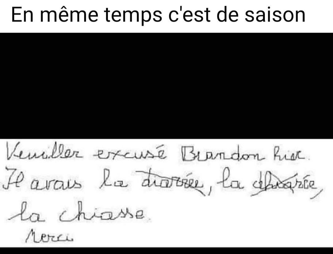 Et bon samedi ! #pardon