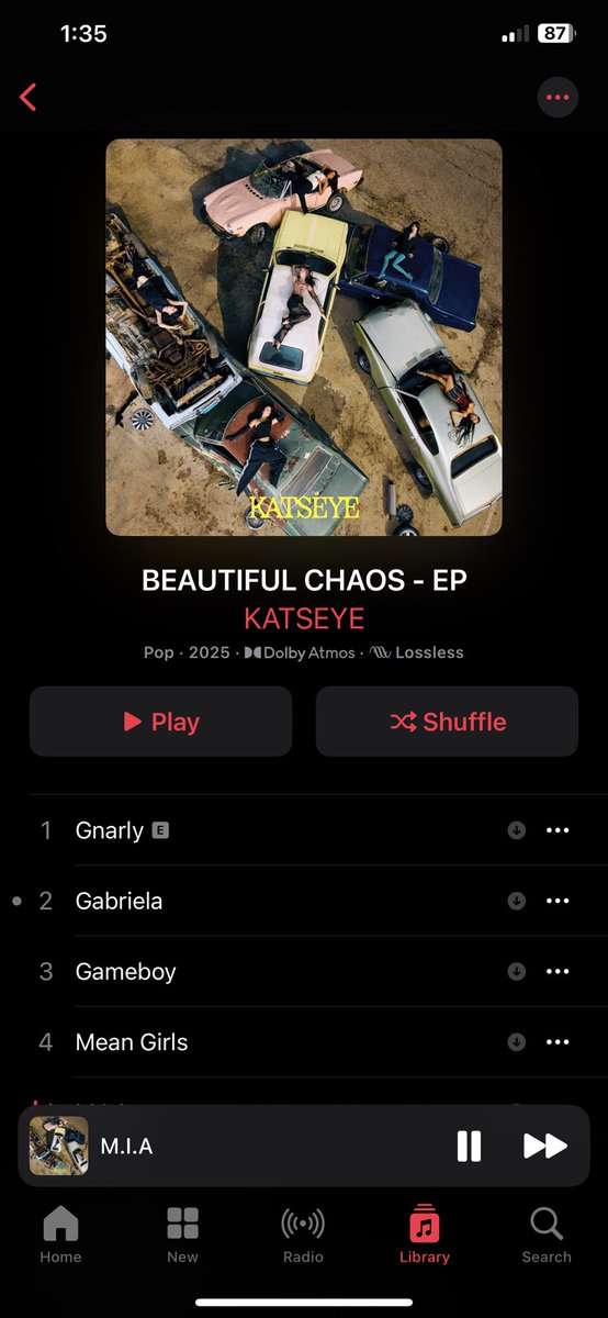 iamsuperNICO's tweet photo. ON REPEAT!!! @katseyeworld 

#BeautifulChaos https://t.co/mjBIu95yx8