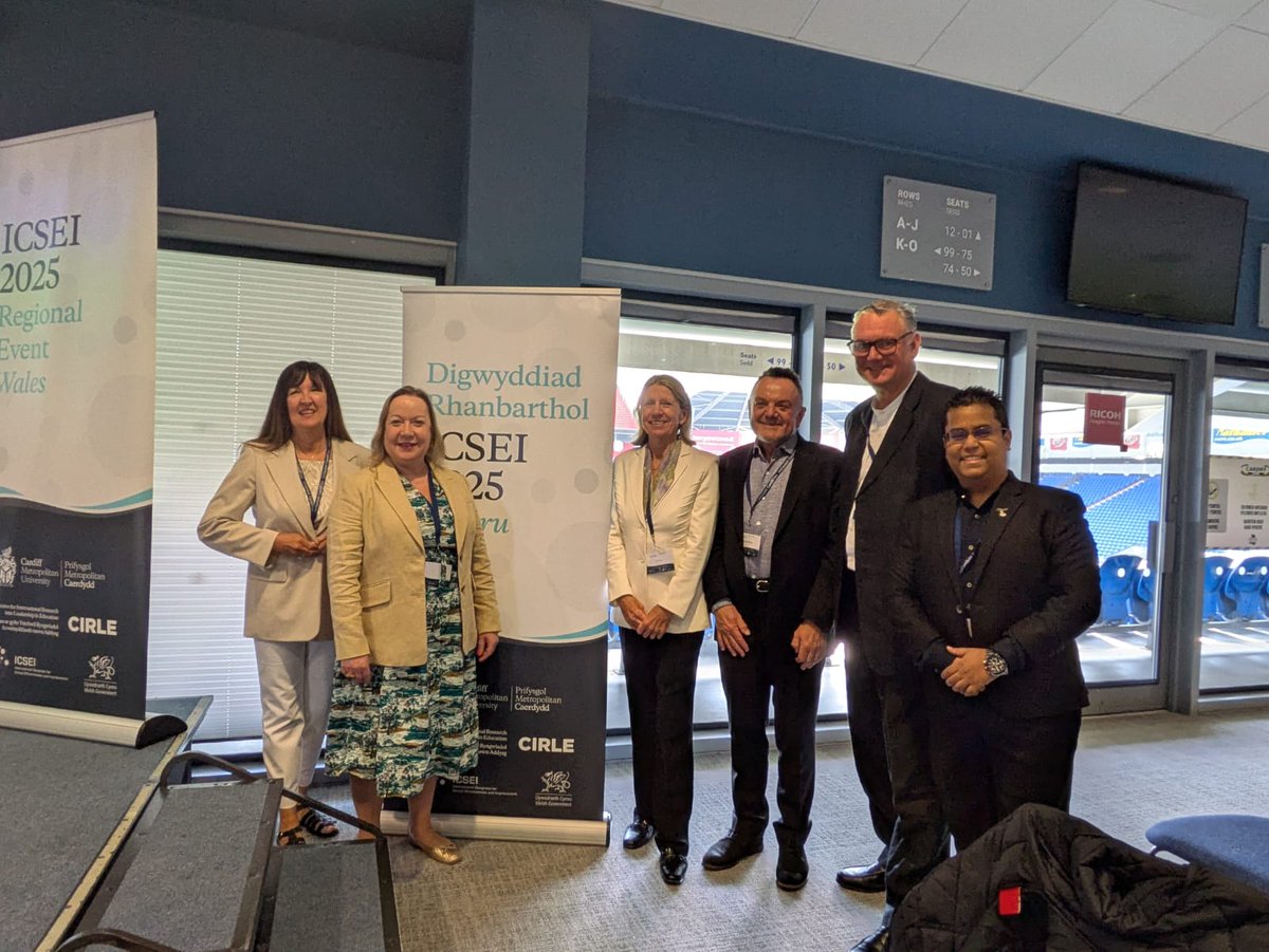 A moment worth framing — alongside global leadership icons and past ICSEI Presidents at ICSEI Wales 2025.