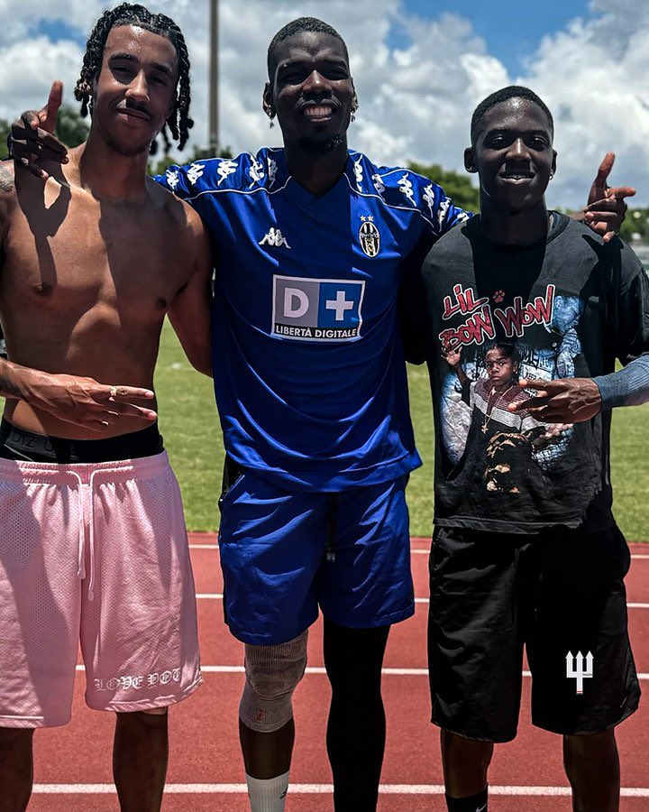 UnitedUpdates's tweet image. 📸 Yoro x Pogba x Mainoo ❤️ #MUFC