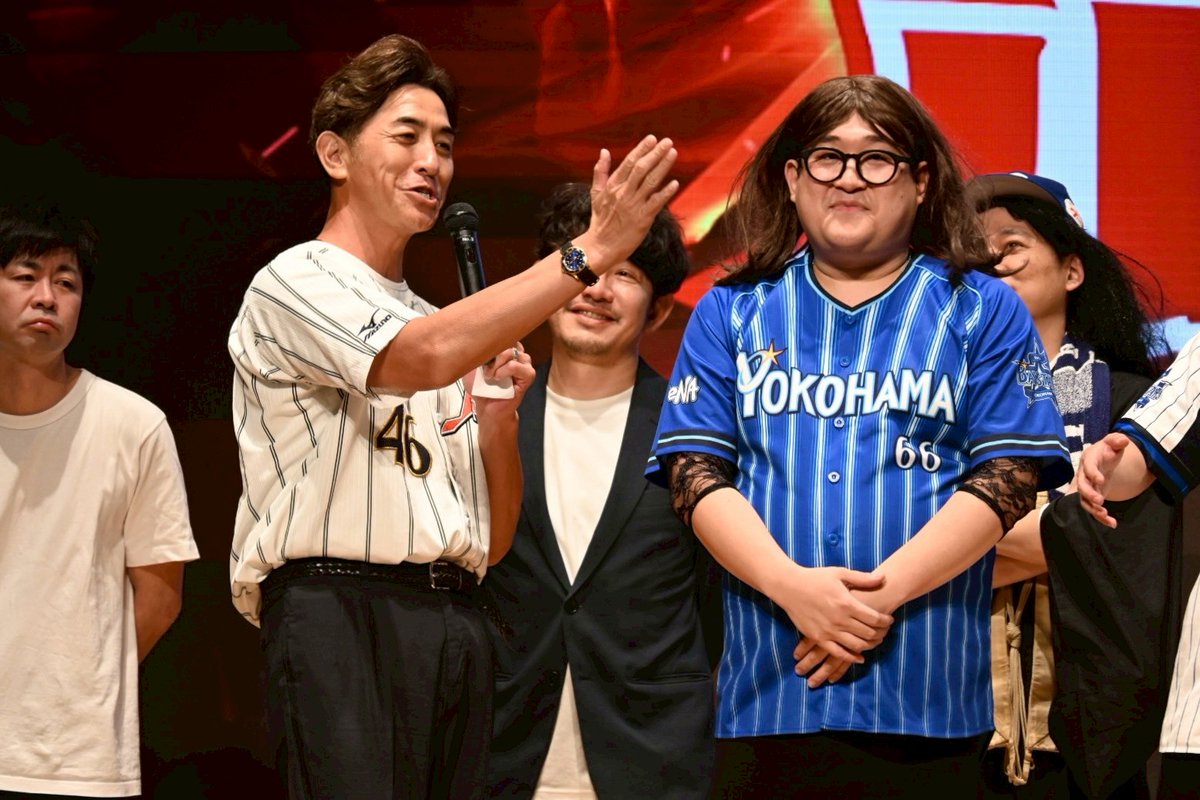live_kasha's tweet image. 審査員
#GG佐藤
#三拍子 久保
MC
#でび 

#プロ野球芸人 #プロ野球ネタバトル