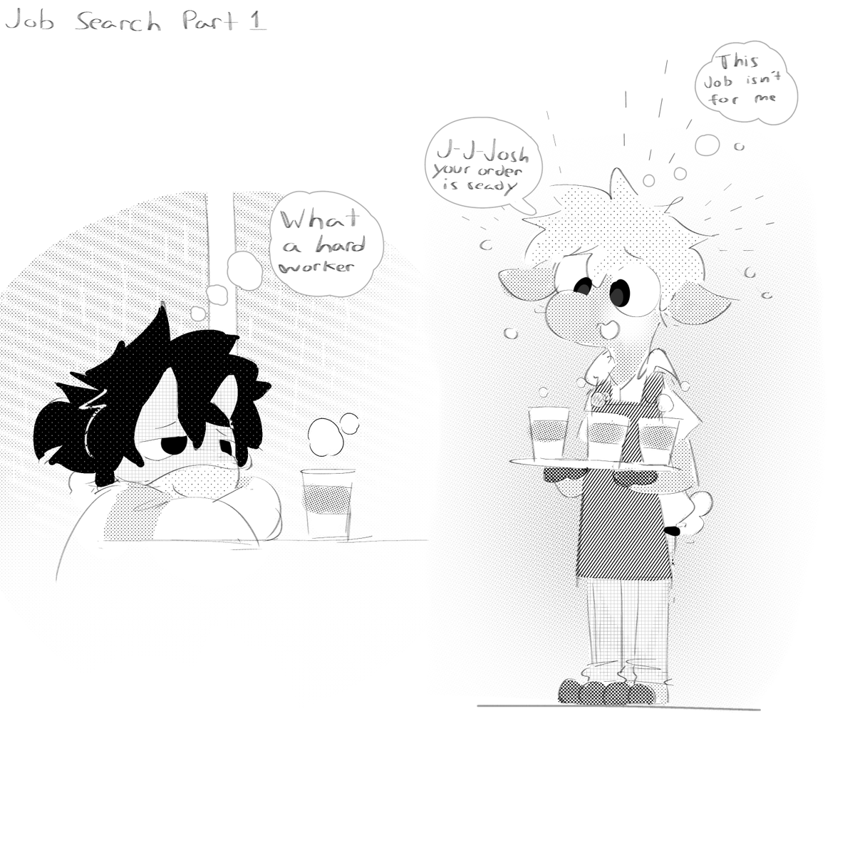 Jay_zzu's tweet image. started a new comic series feel free to follow the link to see more drawings of the Frodo and Joel if you like ^w^
bsky.app/profile/fajcom…
