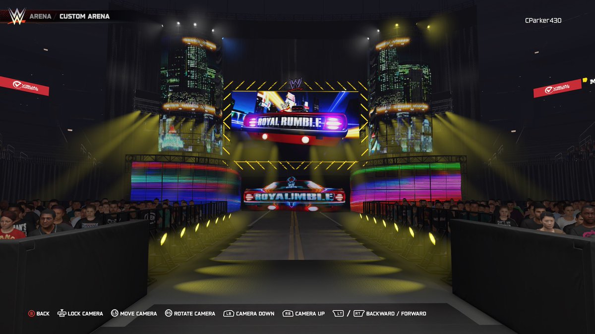 Royal Rumble 2009 Arena uploaded to Community Creations.
Shoutout to <a href="/ForeignFeral/">FERAL //</a> for the logos
Username: DarkSpearMusician99180
Hashtags: RoyalRumble
#WWE2K25